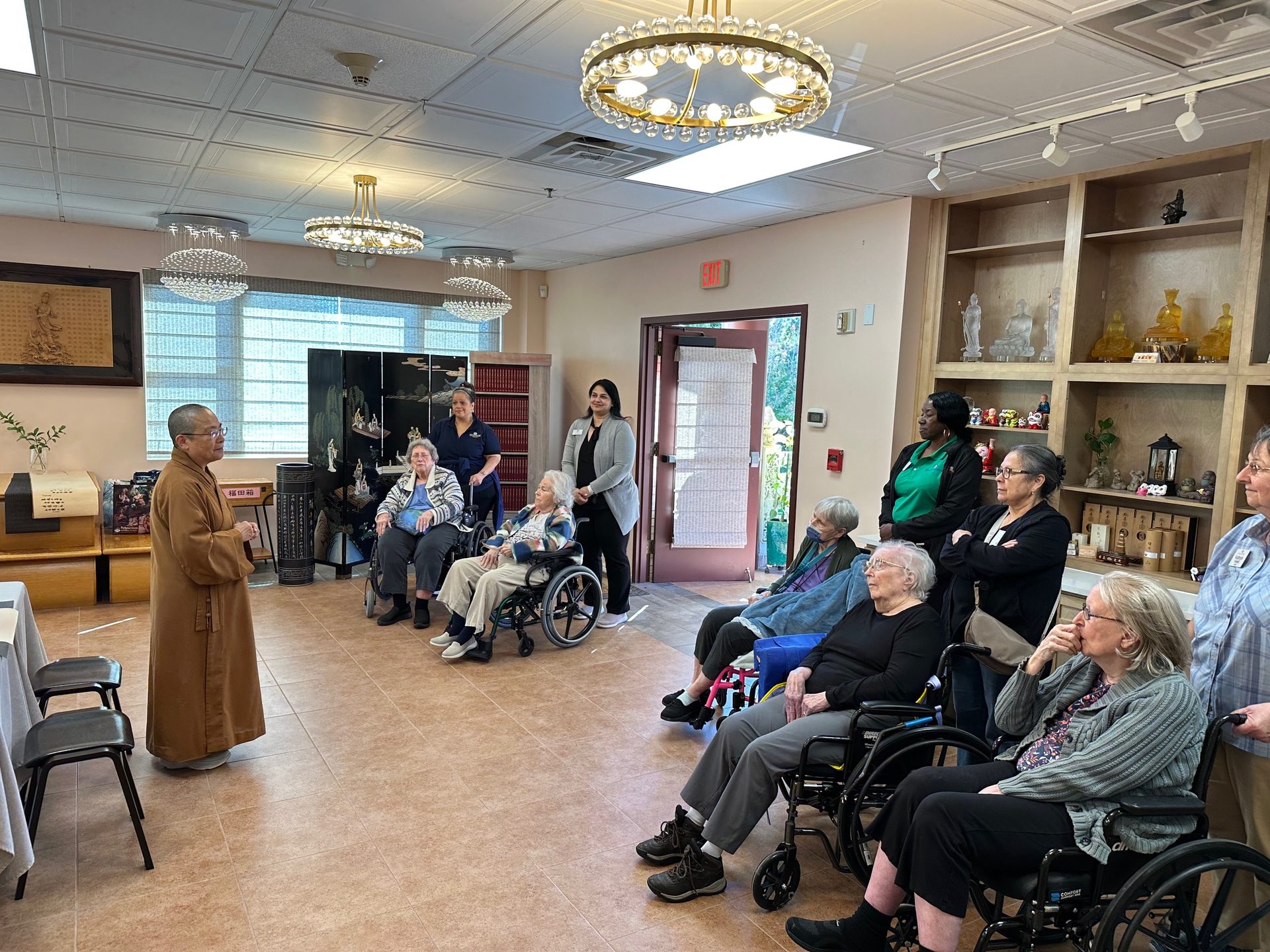Westminster Senior visits Xiangyun Temple