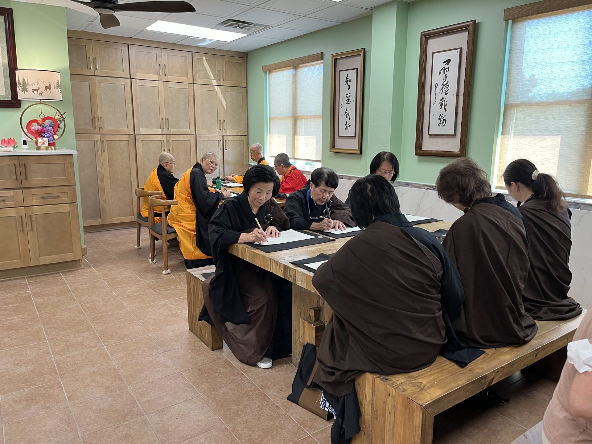 Transcribing Sutras for Merit Dedication Dharma Assembly at Xiang Yun Temple