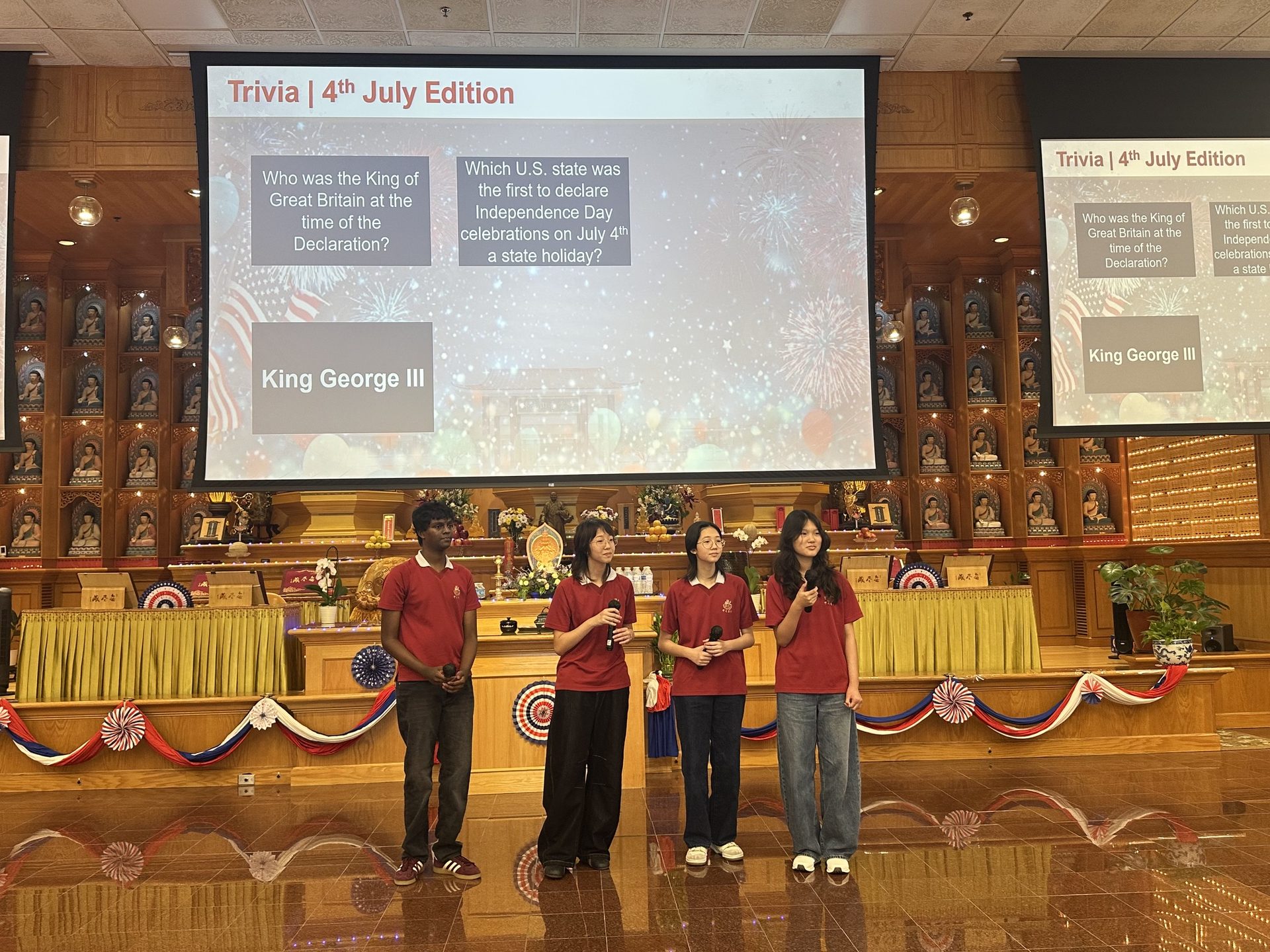 Fo Guang Shan Xiang Yun Temple Celebrates the 250th Anniversary of U.S. Independence Day with Mindfulness Walk