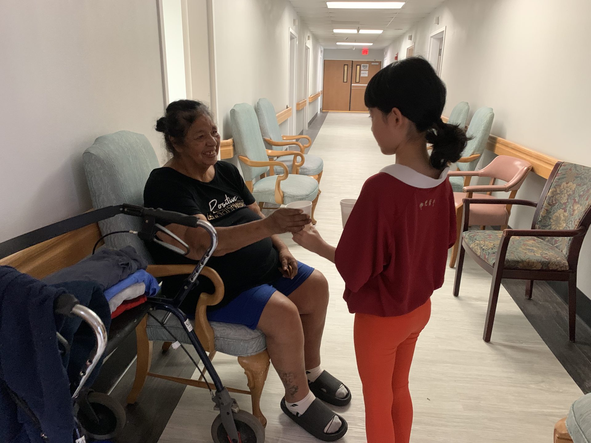 Austin Xiang Yun Temple - BLIA Austin offered condolences to the nursing home of the rehabilitation center