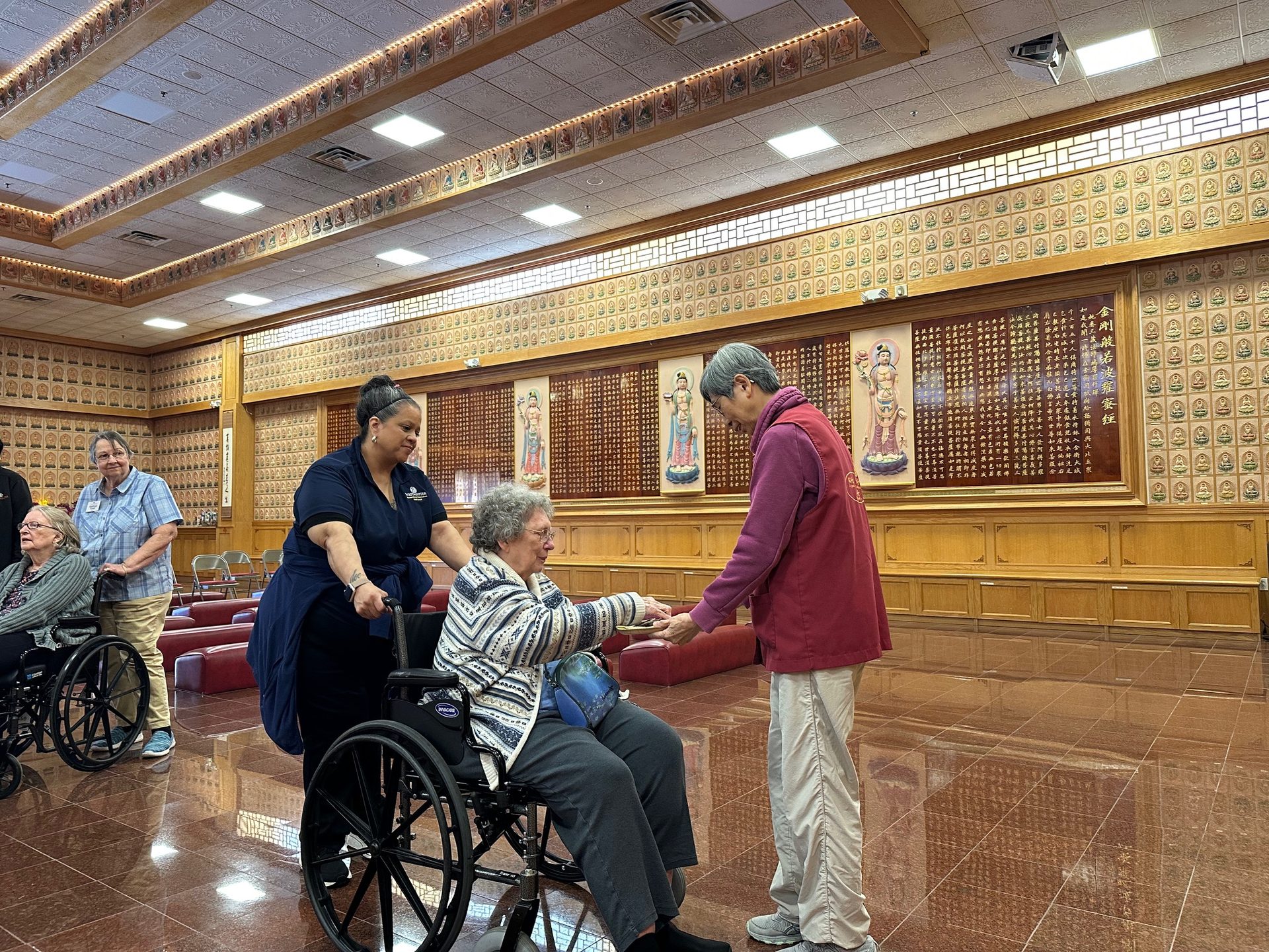 Westminster Senior visits Xiangyun Temple
