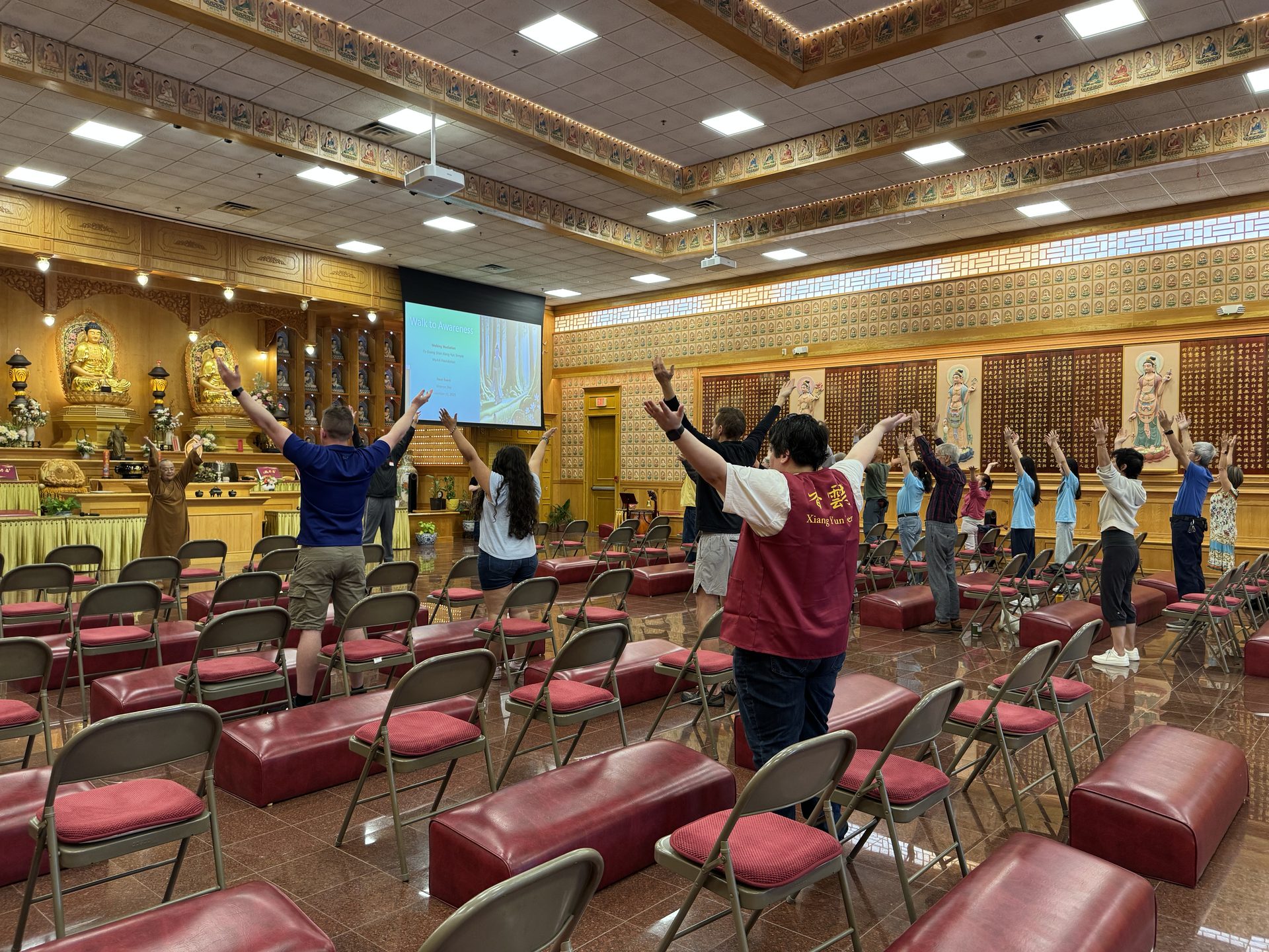 “Walk to Awareness” Mind-Body Healing Meditation Walk at Xiang Yun Temple in Austin