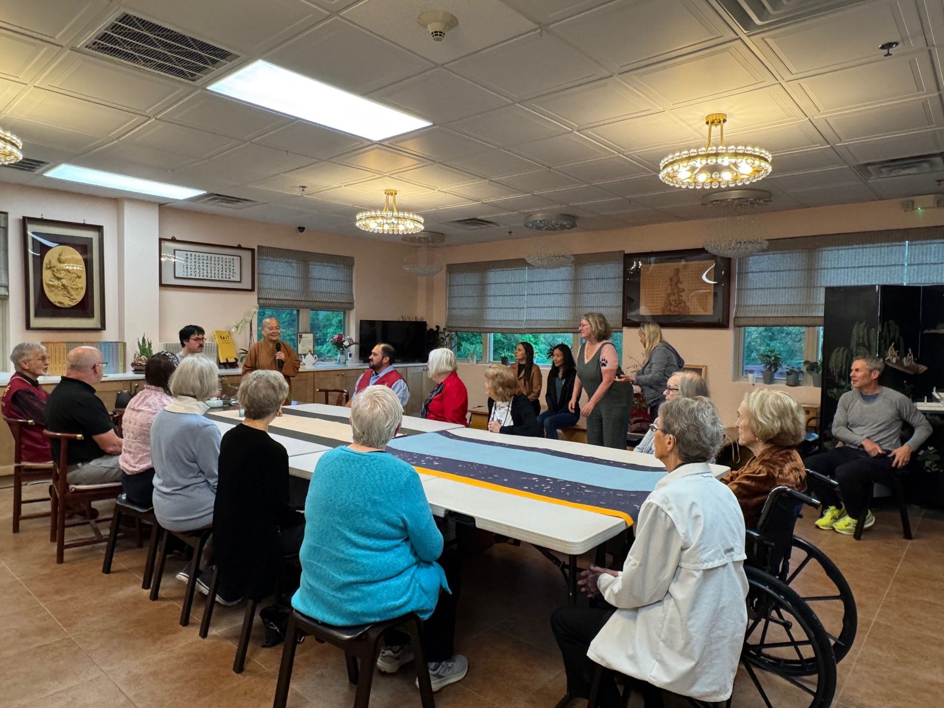 Hacienda Senior Living Home Residents Visit Xiang Yun Temple