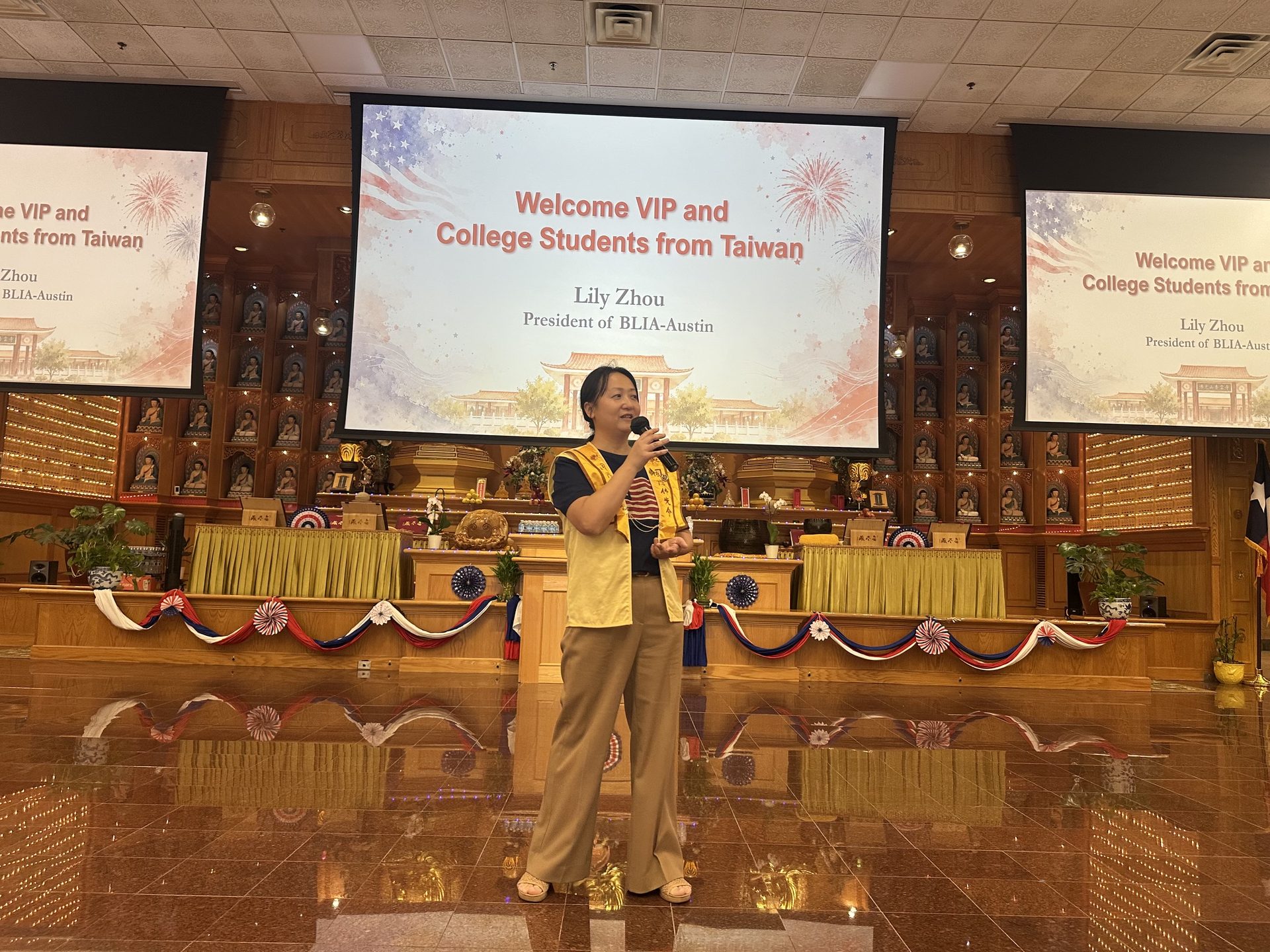 Fo Guang Shan Xiang Yun Temple Celebrates the 250th Anniversary of U.S. Independence Day with Mindfulness Walk